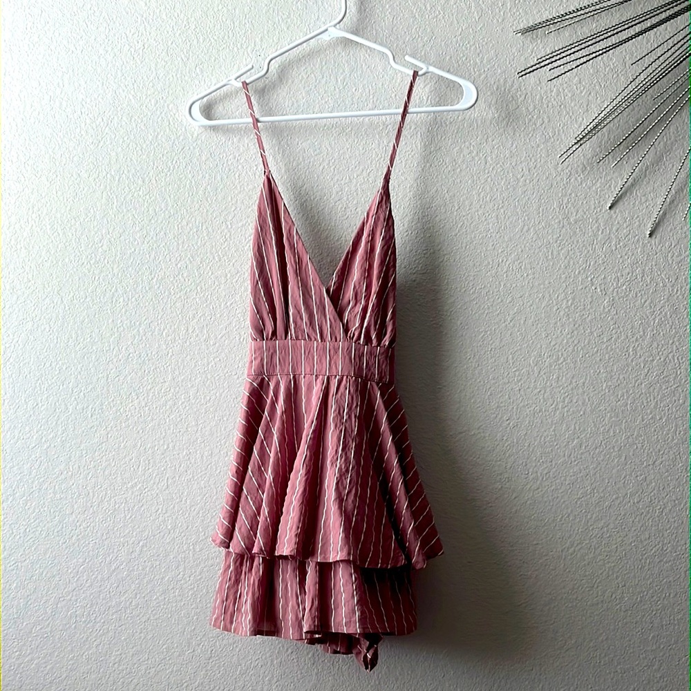 Lulu’s flowy tie romper